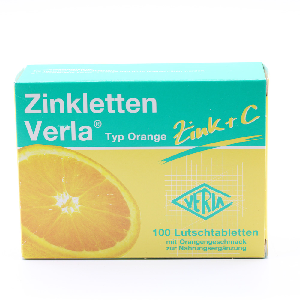 ZINKLETTEN Verla Orange Lutschtabletten
