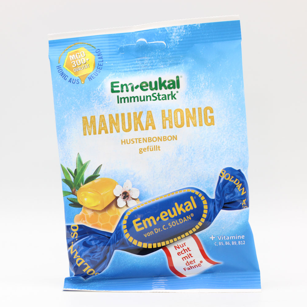EM-EUKAL Bonbons Manuka-Honig gefüllt zuckerhaltig