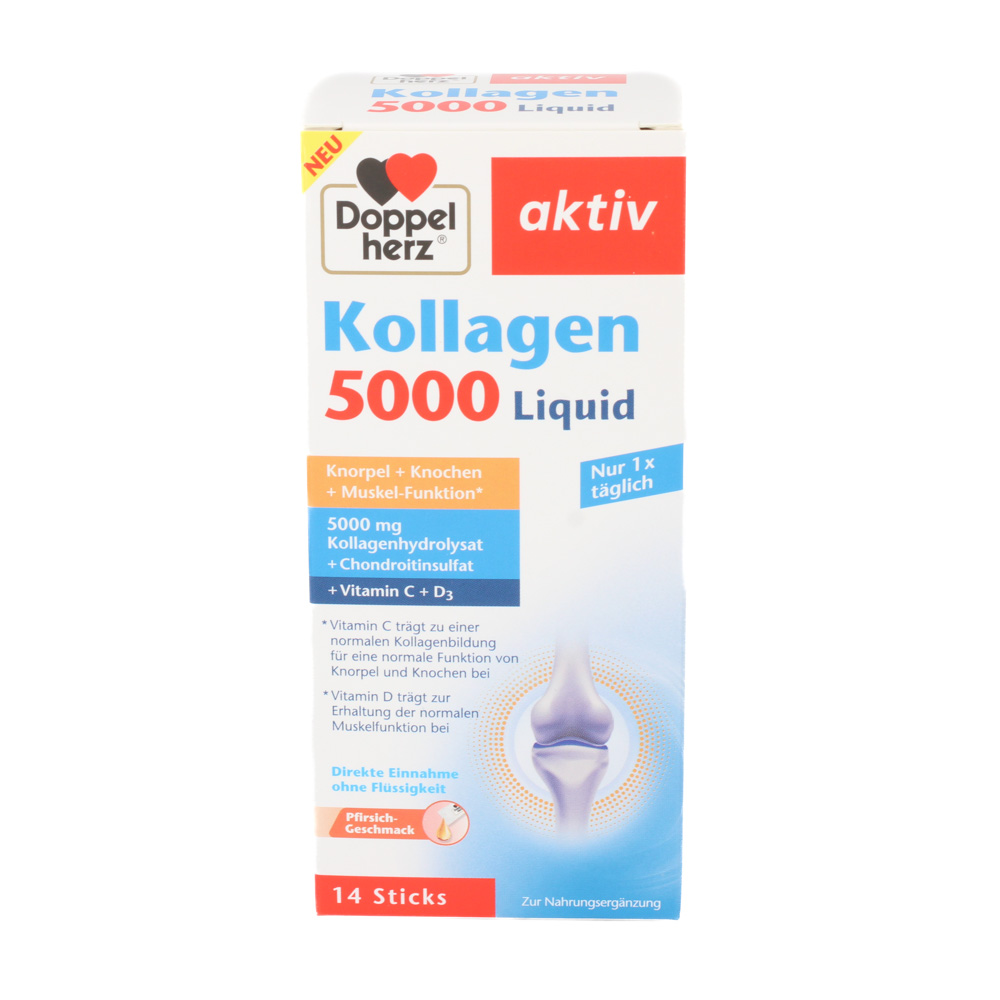 DOPPELHERZ Kollagen 5000 Liquid Sticks
