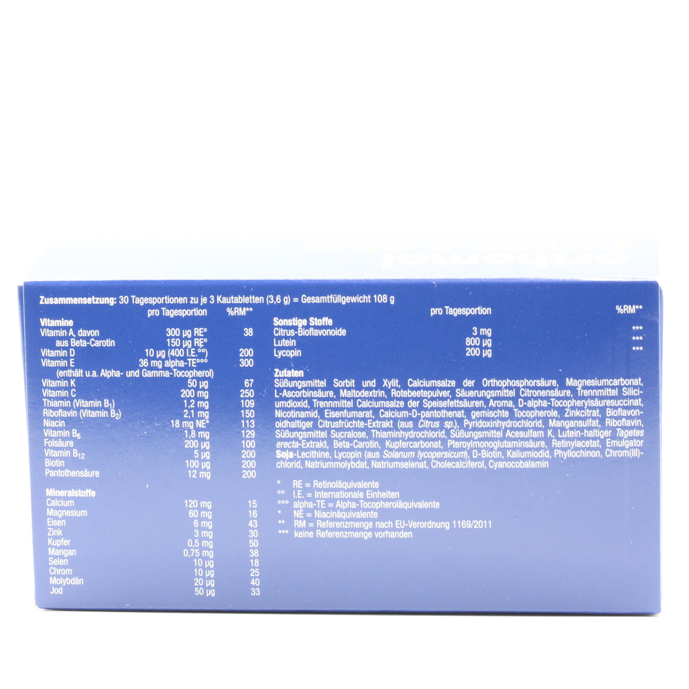 ORTHOMOL Junior C plus Kautabl.Waldfrucht