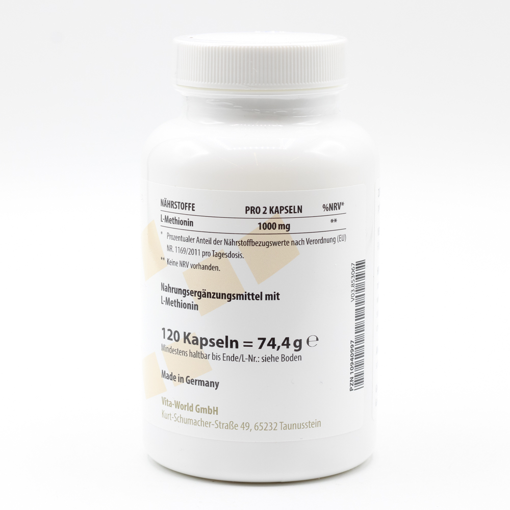METHIONIN 500 mg Kapseln