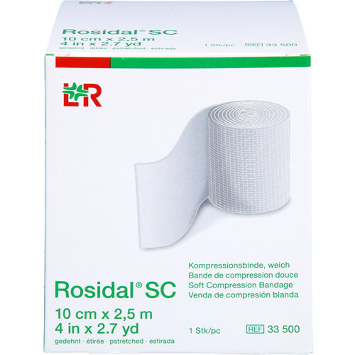 ROSIDAL SC Kompressionsbinde weich 10 cmx2,5 m