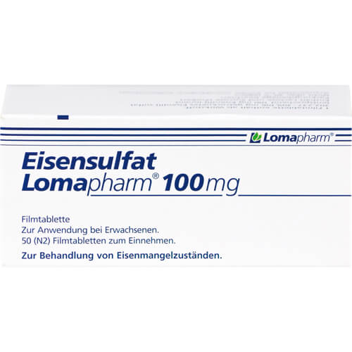 EISENSULFAT Lomapharm 100 mg Filmtabletten