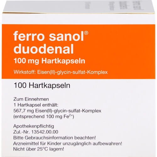 FERRO SANOL duodenal Hartkaps.m.msr.überz.Pell.