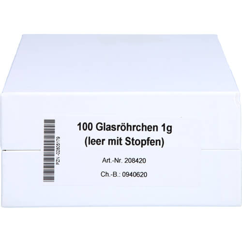 GLASRÖHRCHEN f.Taschenapotheke