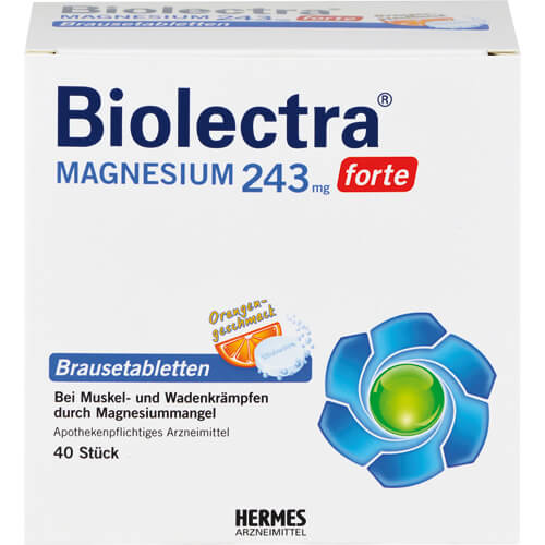 BIOLECTRA Magnesium 243 mg forte Orange Brausetab.