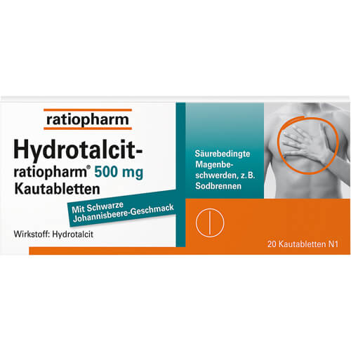 HYDROTALCIT-ratiopharm 500 mg Kautabletten