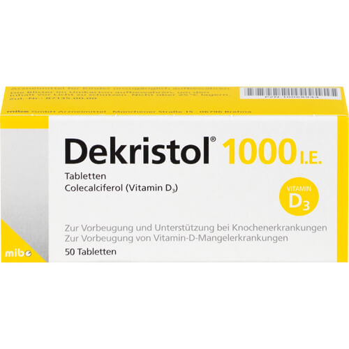 DEKRISTOL 1.000 I.E. Tabletten