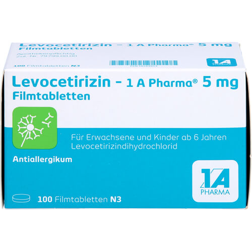 LEVOCETIRIZIN-1A Pharma 5 mg Filmtabletten