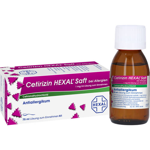 CETIRIZIN HEXAL Saft bei Allergien