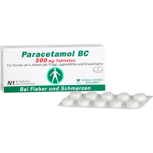 PARACETAMOL BC 500 mg Tabletten