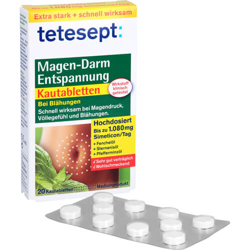 TETESEPT Magen-Darm Entspannung Kautabletten