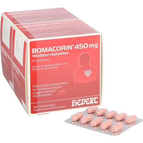 BOMACORIN 450 mg Weißdorntabletten