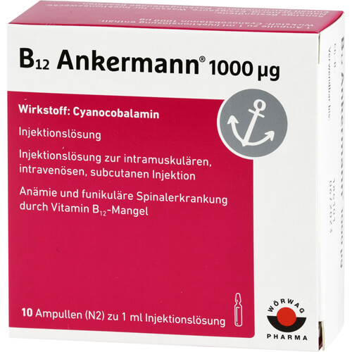 B12 ANKERMANN 1000 μg Injektionslösung Amp.