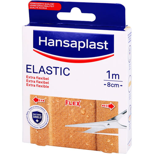 HANSAPLAST Elastic Pflaster 8 cmx1 m