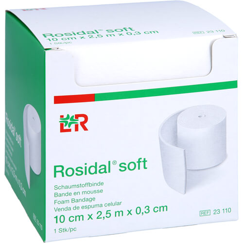 ROSIDAL Soft Binde 10x0,3 cmx2,5 m