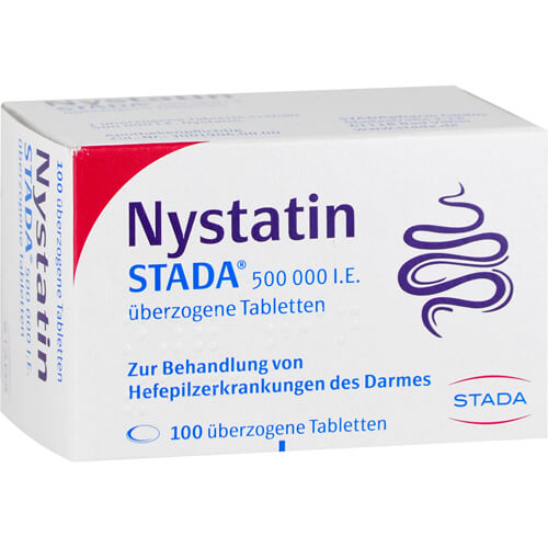 NYSTATIN STADA 500.000 I.E. überzogene Tab.