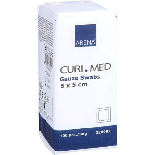 MULLKOMPRESSEN 5x5 cm unsteril 8lagig