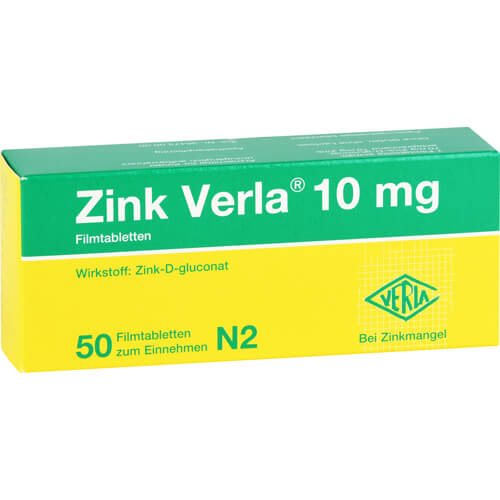 ZINK VERLA 10 mg Filmtabletten