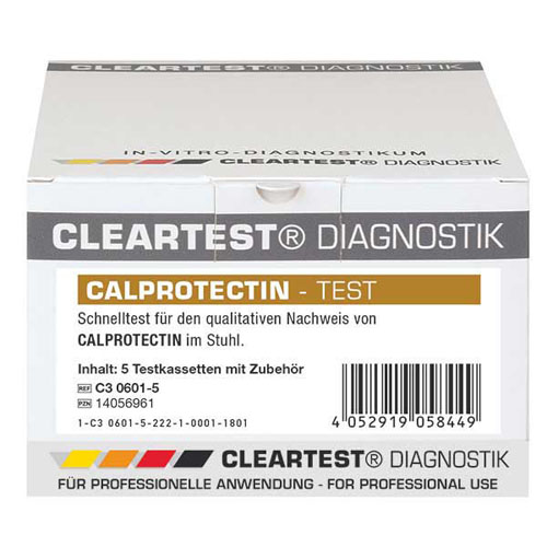 CLEARTEST Calprotectin Schnelltest Stuhl