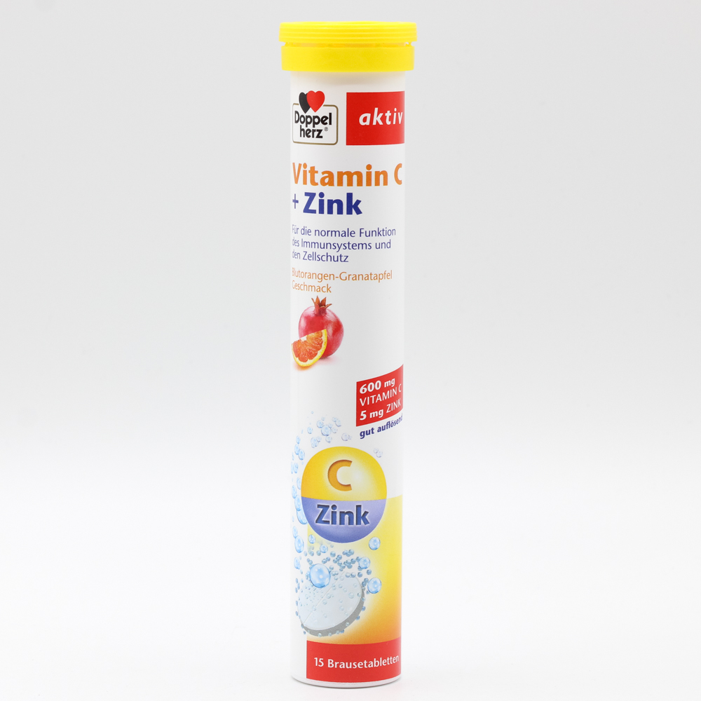 DOPPELHERZ Vitamin C+Zink Brausetabletten