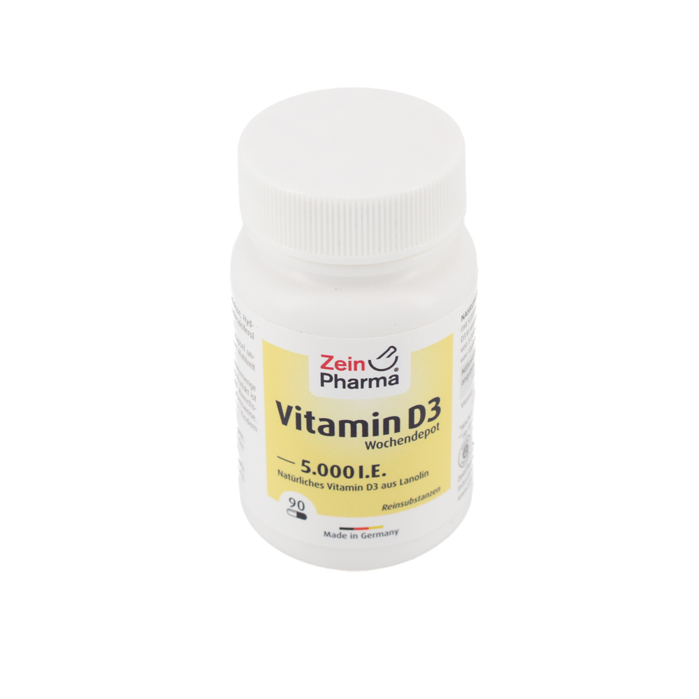 VITAMIN D3 5000 I.E. Wochendepot Kapseln