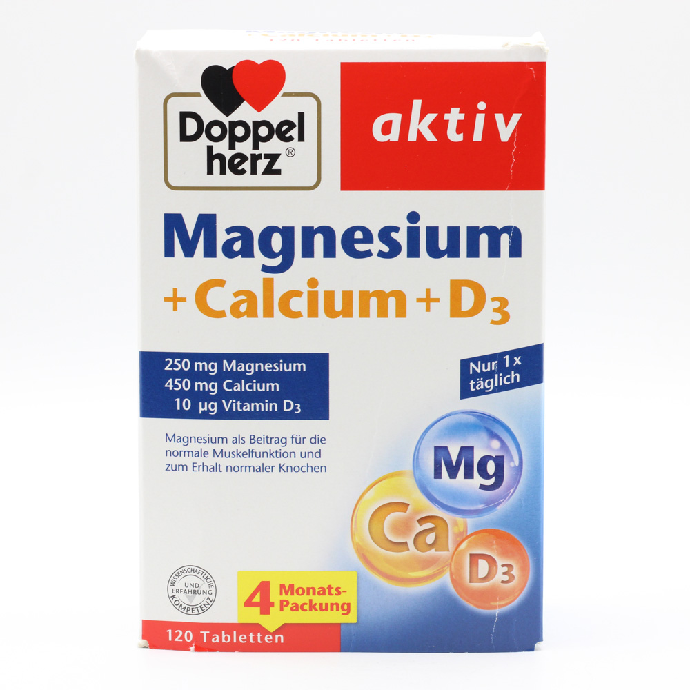 DOPPELHERZ Magnesium+Calcium+D3 Tabletten