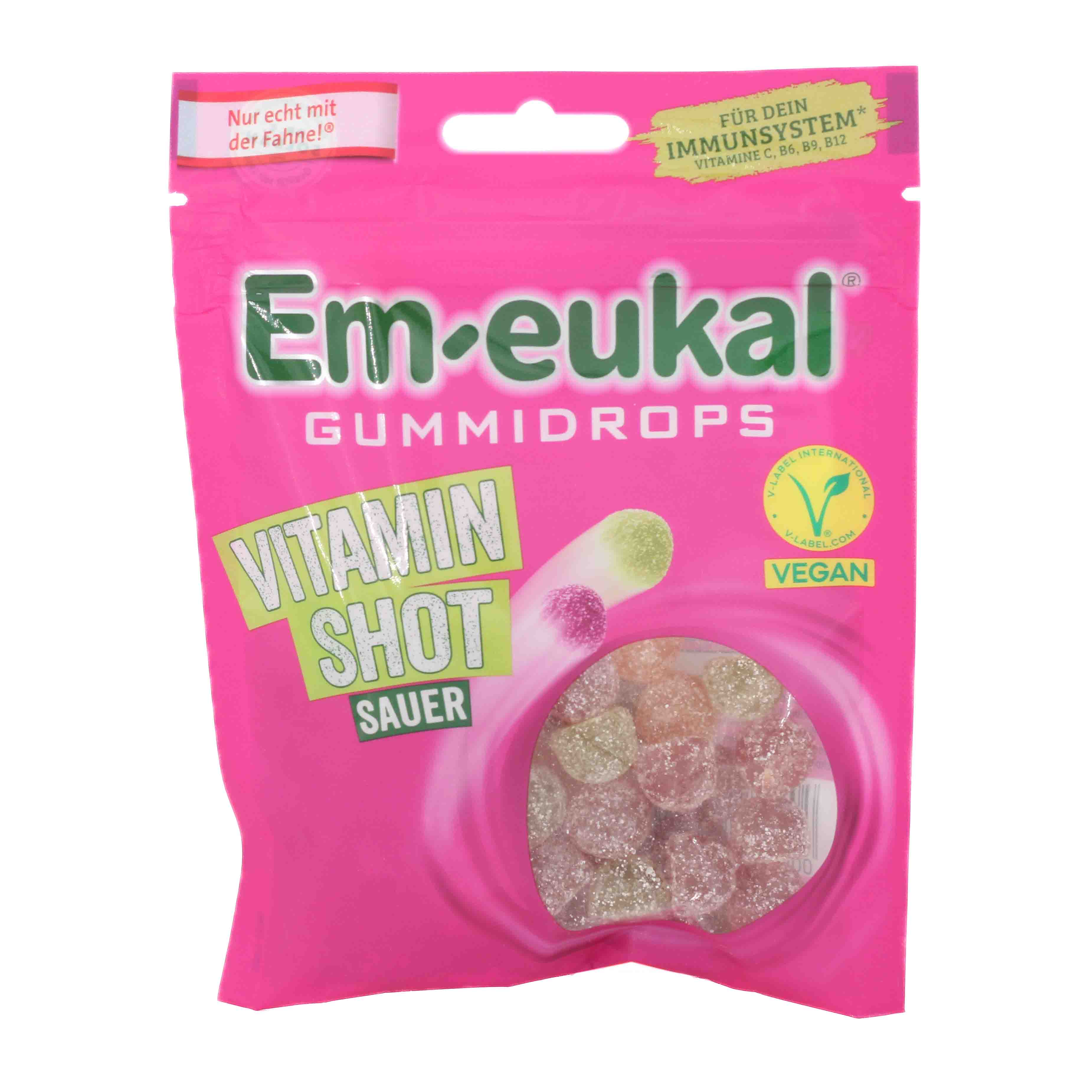EM-EUKAL Gummidrops Vitamin Shot vegan zuckerhalt.