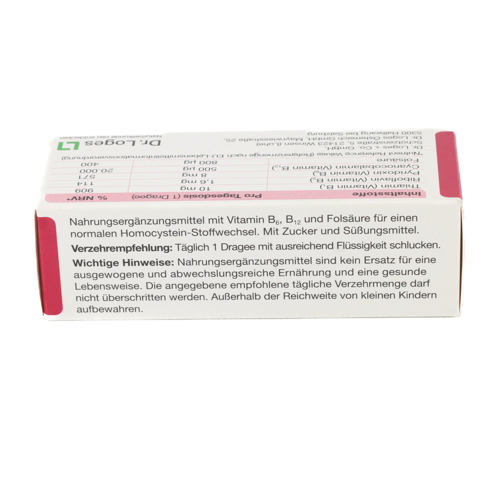 VASOLOGES S Homocystein Dragees