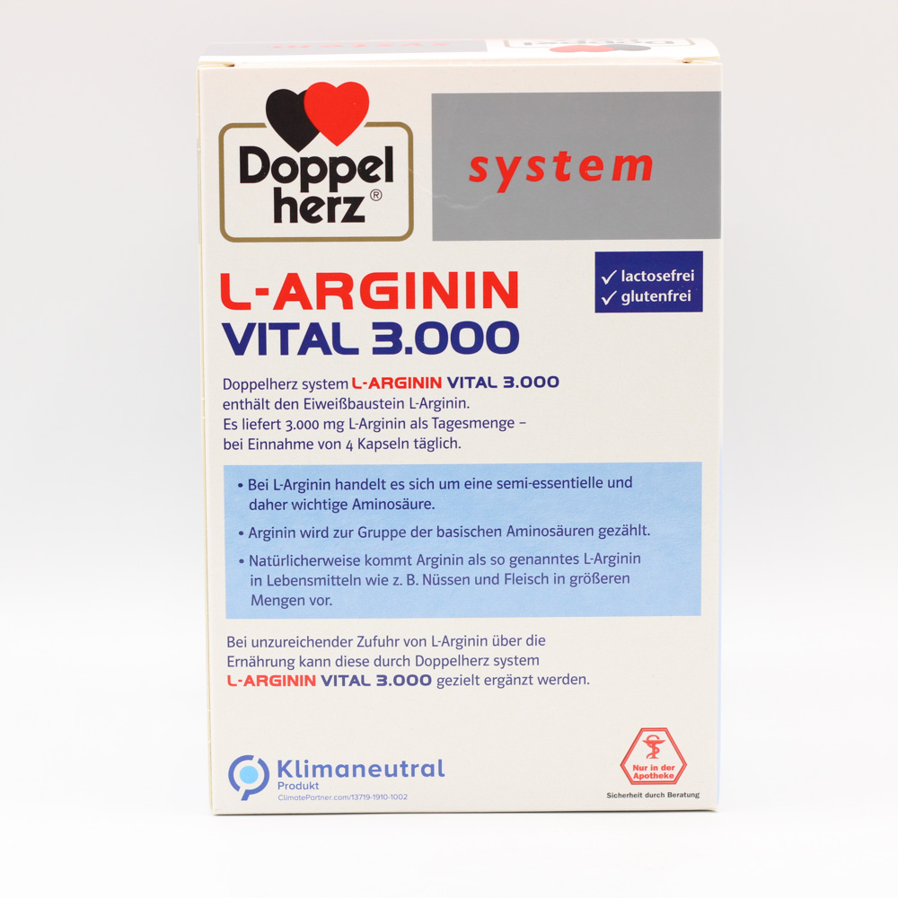 DOPPELHERZ L-Arginin Vital 3.000 system Kapseln