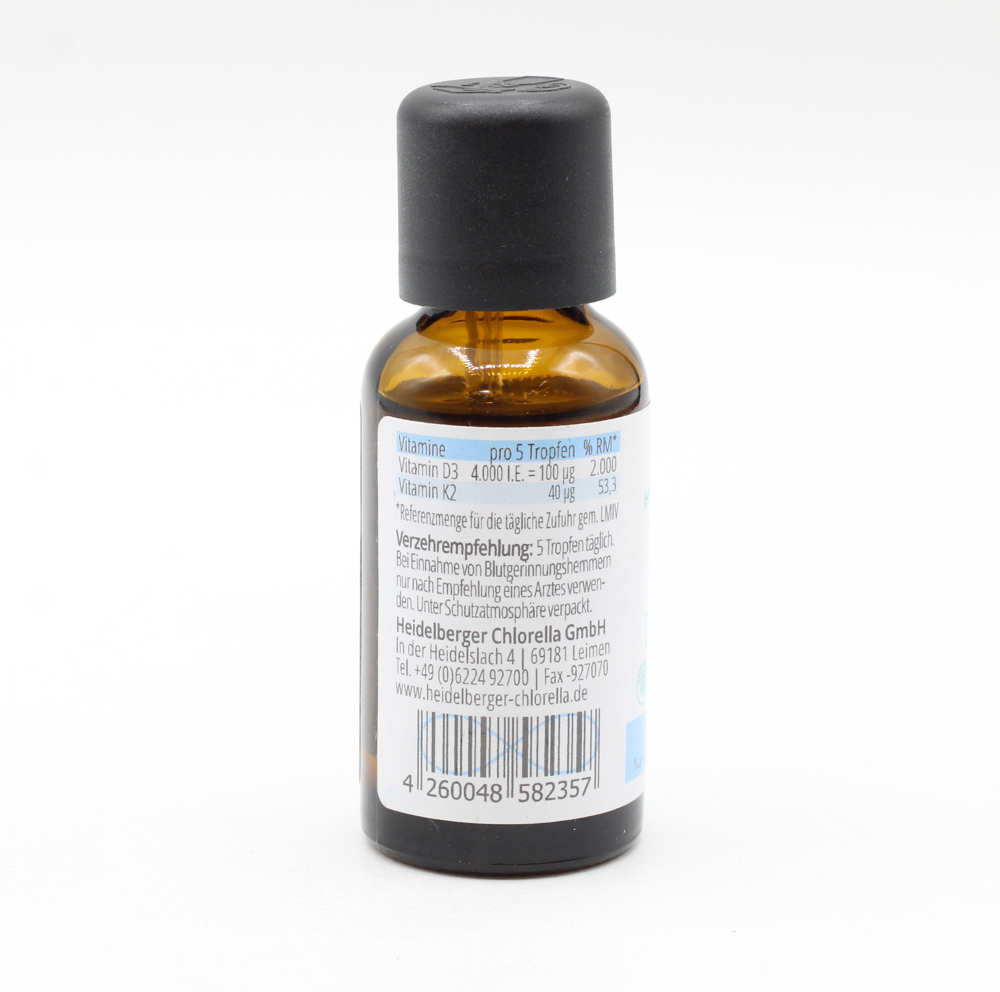 VITAMIN D3+K2 Öl Tropfen zum Einnehmen