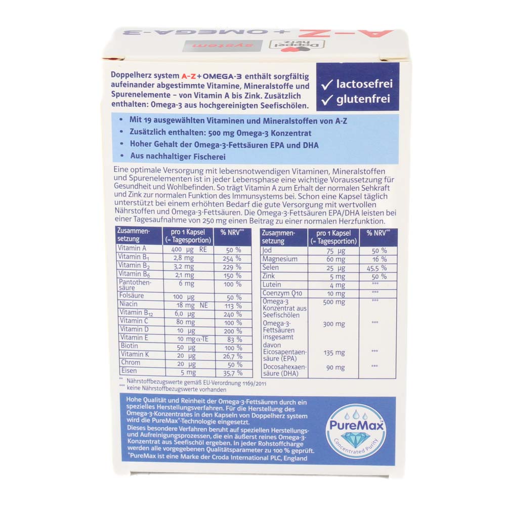 DOPPELHERZ A-Z+Omega-3 all-in-one system Kapseln