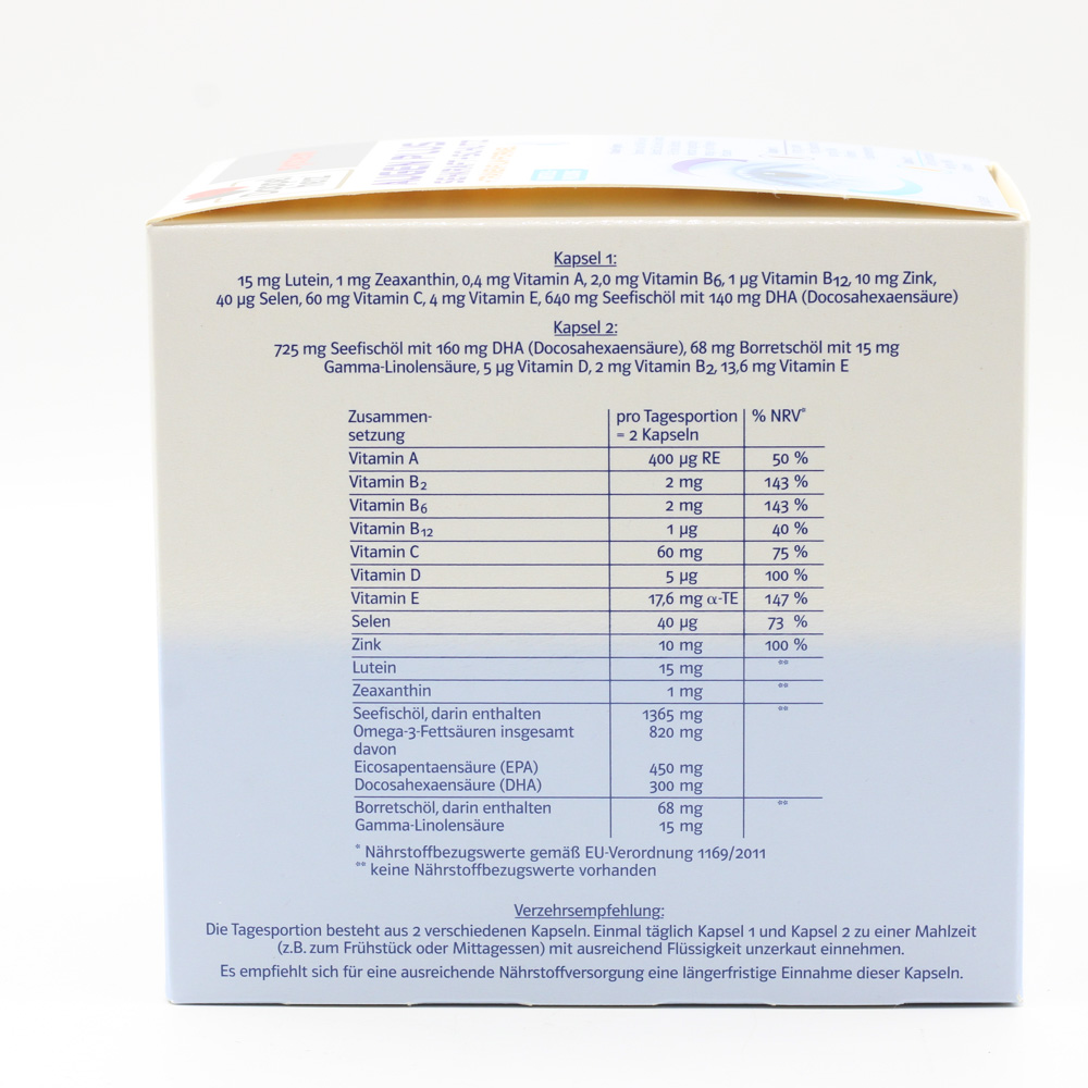 DOPPELHERZ Augen plus Sehkraft+Schutz system Kaps.