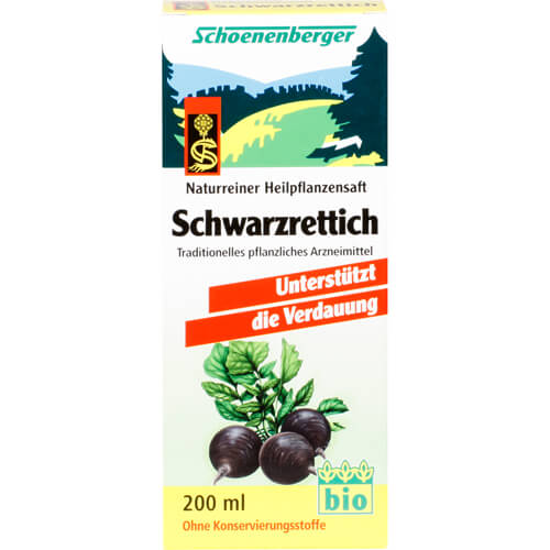 SCHWARZRETTICH Schoenenberger Heilpflanzensäfte