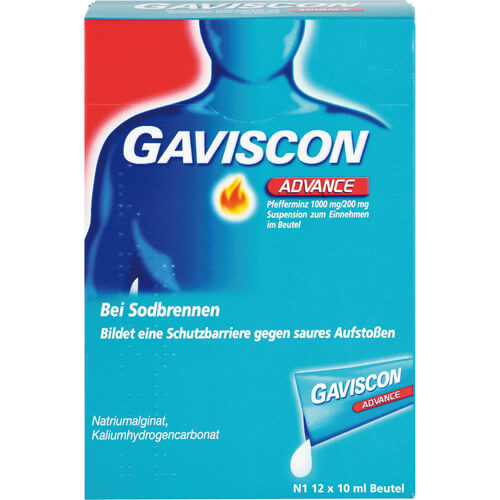 GAVISCON Advance Pfefferminz 1000mg/200mg SUS Btl.
