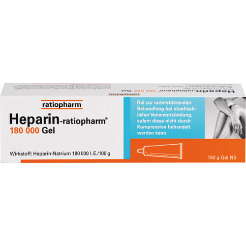 HEPARIN-RATIOPHARM 180.000 I.E. Gel