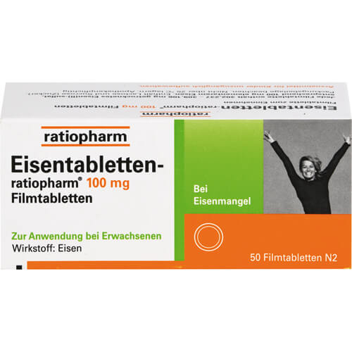EISENTABLETTEN-ratiopharm 100 mg Filmtabletten