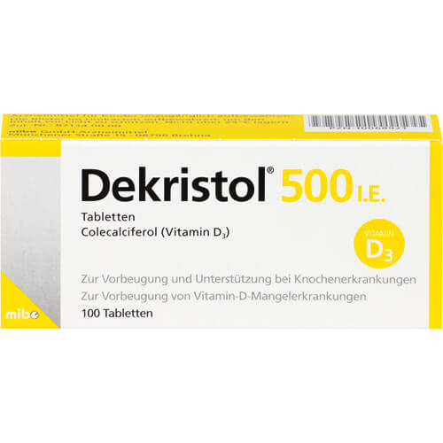 DEKRISTOL 500 I.E. Tabletten