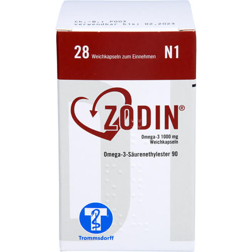 ZODIN Omega-3 1000 mg Weichkapseln