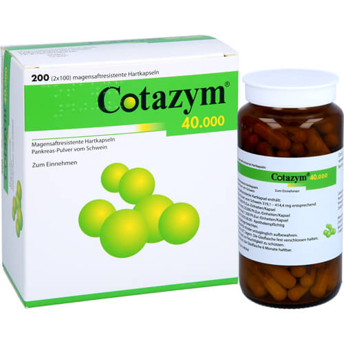 COTAZYM 40.000 Pellets magensaftresistente Kapseln