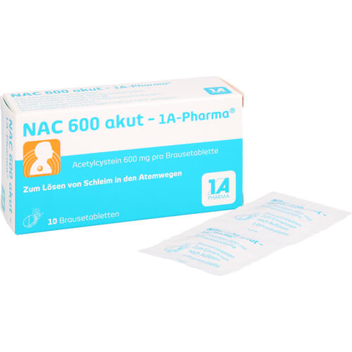 NAC 600 akut-1A Pharma Brausetabletten