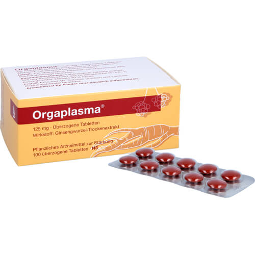 ORGAPLASMA überzogene Tabletten