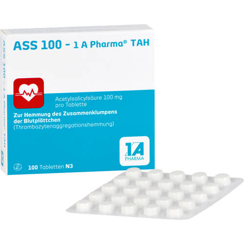 ASS 100-1A Pharma TAH Tabletten