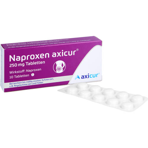 NAPROXEN axicur 250 mg Tabletten