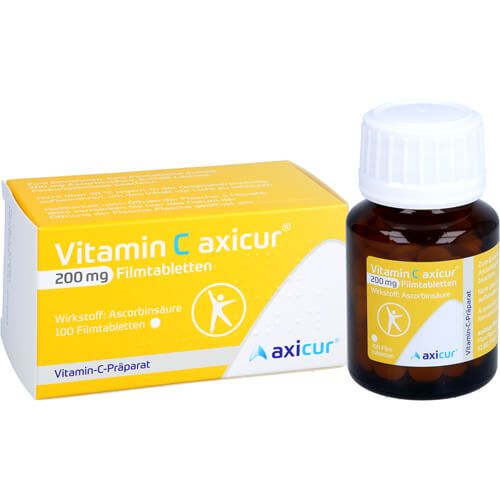VITAMIN C AXICUR 200 mg Filmtabletten