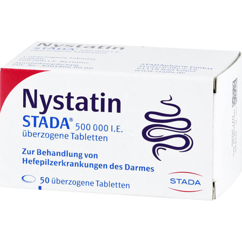 NYSTATIN STADA 500.000 I.E. überzogene Tab.