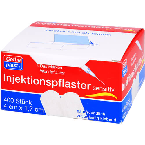 GOTHAPLAST Injektionspfl.sensitiv 1,7x4 cm