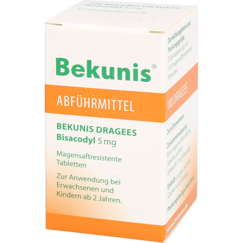 BEKUNIS Dragees Bisacodyl 5 mg magensaftres.Tabl.