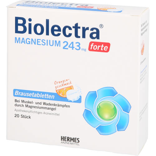 BIOLECTRA Magnesium 243 mg forte Orange Brausetab.