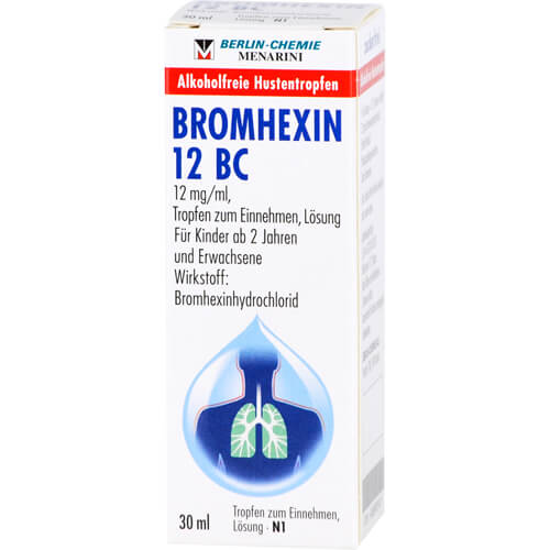 BROMHEXIN 12 BC Tropfen zum Einnehmen